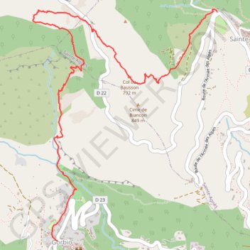 Circuit de Bausson GPS track, route, trail