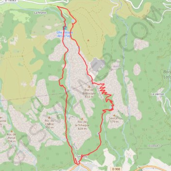 HERAULT - Gorges de la Colombière GPS track, route, trail