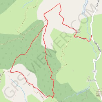 La Carraire du bois de Gierre GPS track, route, trail