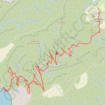 Barranco de Masca (Gorges de Masca) GPS track, route, trail