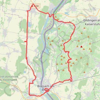 Le Kayserberg GPS track, route, trail