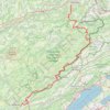 GTJ entre Mandeure et Pontarlier GPS track, route, trail