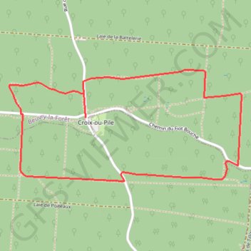 Circuit de Croix ou Pile - Marchiennes GPS track, route, trail