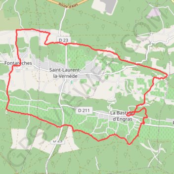 Chapelle Saint-Jean - La Bastide-d'Engras GPS track, route, trail
