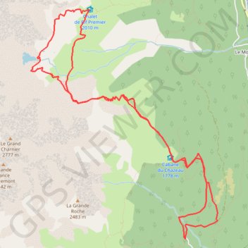 Lac de Belledonne GPS track, route, trail