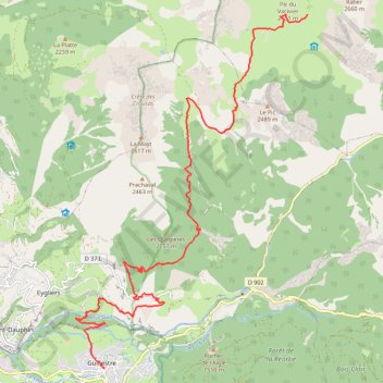 Queyras - Col Furfande - Guillestre GPS track, route, trail