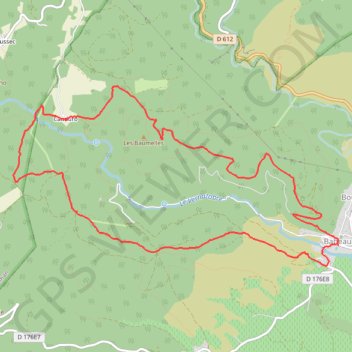 Babeau - Bouldoux - Saint Chinian GPS track, route, trail
