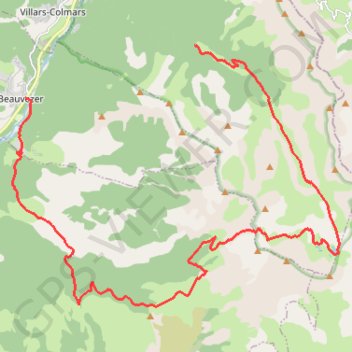 Lacs de Lignin GPS track, route, trail
