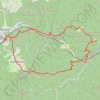 GPX Download: Boucle Château de Lutzelbourg – La Grotte Saint-Vit au départ de Lutzelbourg GPS track, route, trail