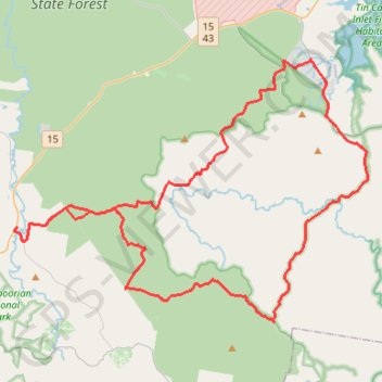Great Sandy National Park - Toolara Forest GPS track, route, trail