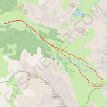 Rando Col du vallonet GPS track, route, trail