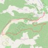 Les Crevasses de Chantemerle GPS track, route, trail