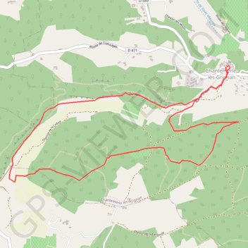 Les Crevasses de Chantemerle GPS track, route, trail