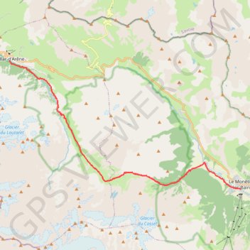 TO J3 Villard d'Arène-Monetier les Bains-16061338 GPS track, route, trail