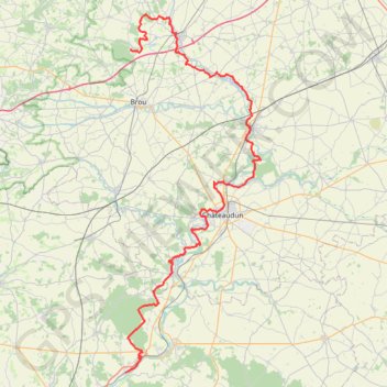 GR35 De Montigny-le-Chartif (Eure-et-Loir) à Pezou (Loir-et-Cher) GPS track, route, trail