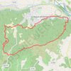 La Roque d'Anthéron-Crêtes de la Chaîne des Côtes GPS track, route, trail