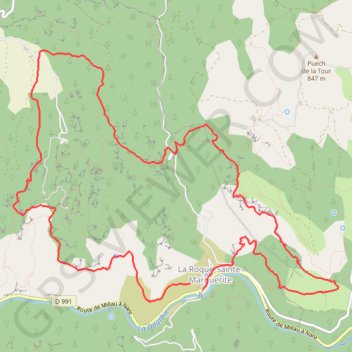 Rando rajol GPS track, route, trail