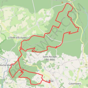 La Chaumont GPS track, route, trail