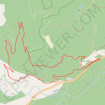 Vallon du Révérencier - BORMES LES MIMOSAS - 83 GPS track, route, trail