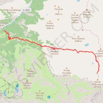 Picos de Mallarruego GPS track, route, trail