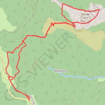 Suc de Sara GPS track, route, trail