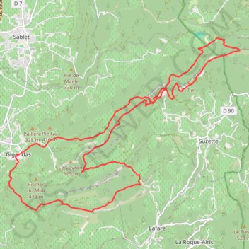 La Vauclusienne GPS track, route, trail