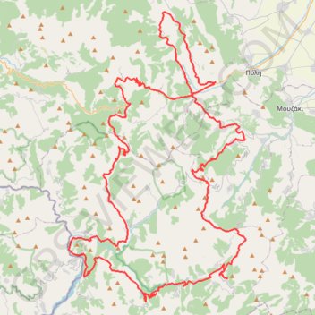 ELATI-ANTHIRO-MONH SPHLIAS-DRAKOTRYPA-ELATI GPS track, route, trail