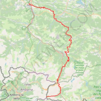 GR®107 Chemin des Bonshommes (2021) GPS track, route, trail