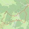 Pilat : Crêt de Chaussitre GPS track, route, trail