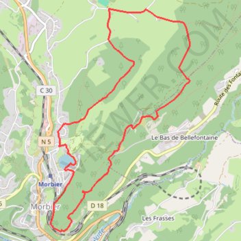 Grand Goulet et Trois Commères GPS track, route, trail