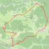 Le Velay des 3 Rivières - Le Bois du Monsieur - Saint-Julien-Molhesabate GPS track, route, trail