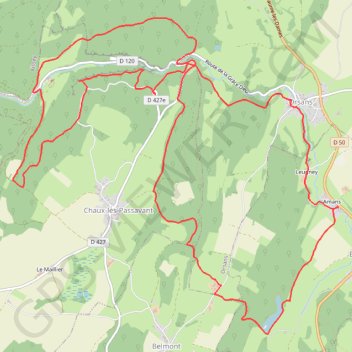 Abbaye de la Grâce Dieu - Glacière GPS track, route, trail