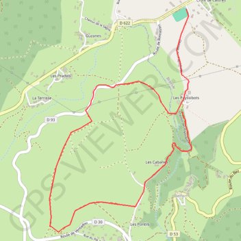 En Pays Brassagais - Boucle des Cabanes - Brassac GPS track, route, trail