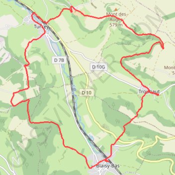 Blaisy-Bas GPS track, route, trail