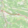 L'Ariège à pied - Le Sentier Cathare - De Foix à Roquefixade GPS track, route, trail