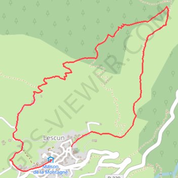 Cirque de Lescun - Crête d'Ourtasse GPS track, route, trail