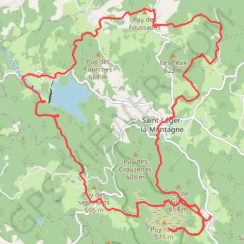 Rando sauvagnac GPS track, route, trail
