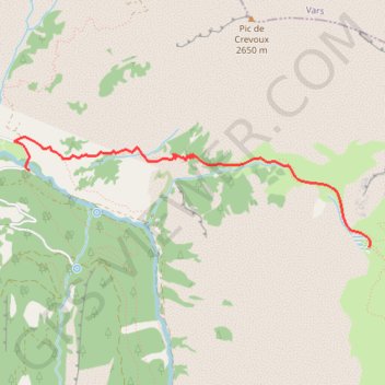 Le Lac du Crachet GPS track, route, trail