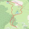 Soum de Layens depuis le Col de Houratate GPS track, route, trail