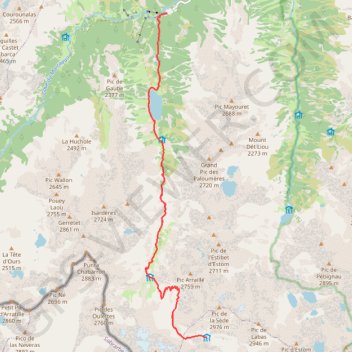 Refuge de Bayssellance GPS track, route, trail
