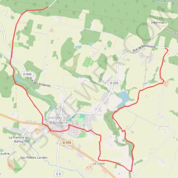 Les Écureuils du Domfrontais - Sainte-Geneviève GPS track, route, trail