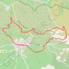 Les Mourels - Azillanet GPS track, route, trail