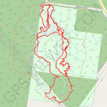 Gladstone Moutain Bike Park GPS track, route, trail