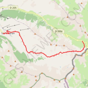 QUEYRAS - Saint VERAND -AGNEL - JOUR 2 GPS track, route, trail