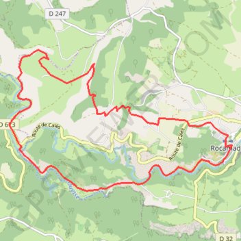 Rocamadour - L'Ouysse GPS track, route, trail