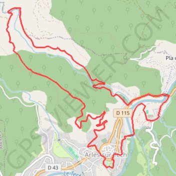Haut Vallespir - Le Moulinot GPS track, route, trail