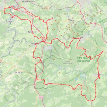 Liège-Bastogne-Liège Challenge 2022 (public) GPS track, route, trail