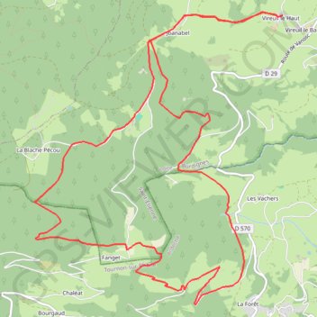 La Roche du Loup GPS track, route, trail