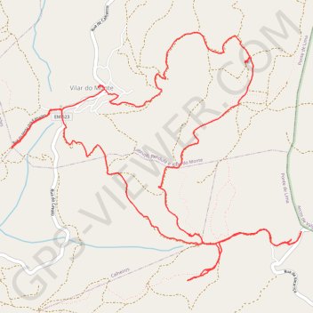 Boucle 11km de Vacariça vers Vilar do Monte (Nord-est de Ponte de Lima - Portugal) GPS track, route, trail