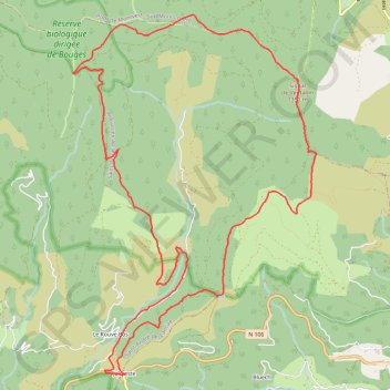 Signal du Ventalo GPS track, route, trail